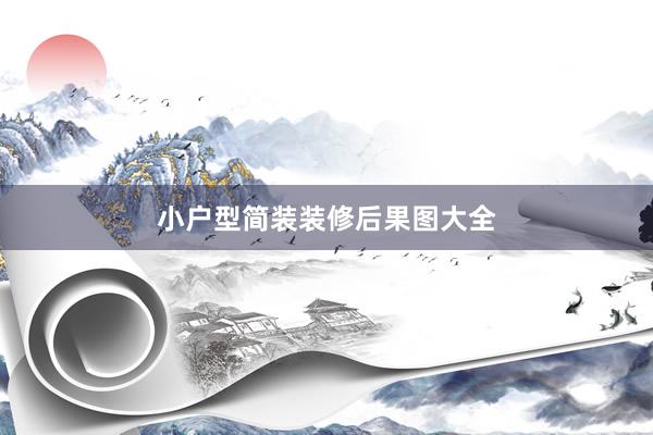 小户型简装装修后果图大全